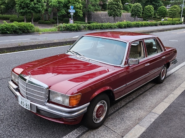 W116 BNEZ450SEL W126用5.0L-V8エンジン&4速AT 乗せ換え公認 ダブルバンパー ベージュインテリア拍卖