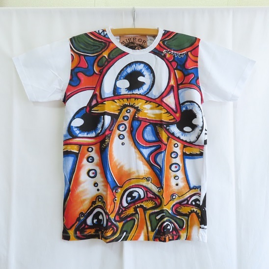 〓 新品 〓 マジックマッシュルーム Tシャツ 〓 キノコ 茸 エスニック アジアン フェス 男女兼用 おしゃれ 〓E897拍卖