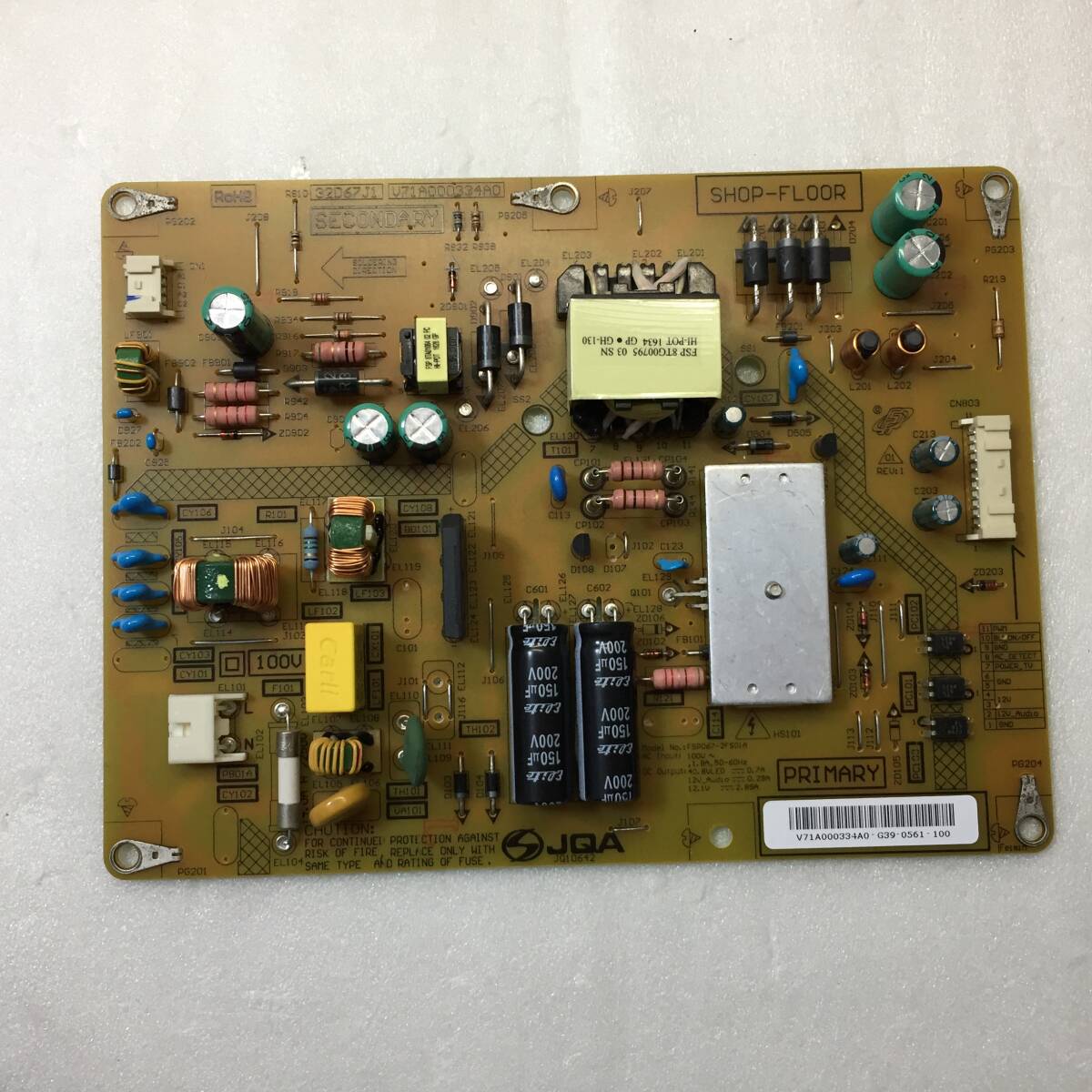 ★TOSHIBA REGZA 32S20 32型 液晶テレビ 電源基板拍卖