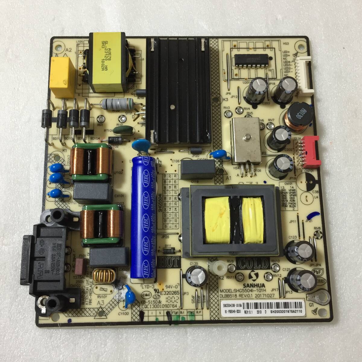 ★IRIS OHYAMA/アイリスオーヤマ 50XUC30P 50型 液晶テレビ 電源基板拍卖