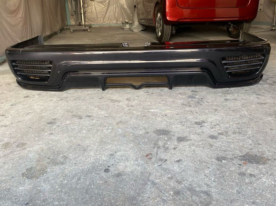 !引取り限定!200系ハイエース☆ギブソングラファム リアバンパースポイラー☆補修ベース☆ブラック系☆GIBSON拍卖