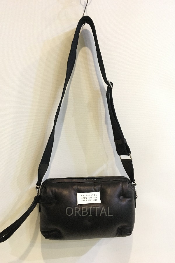 二子玉)Maison Margiela メゾンマルジェラ SB1WB0002 Glam Slam グラムスラムバムバッグ レザーショルダー 2WAY拍卖