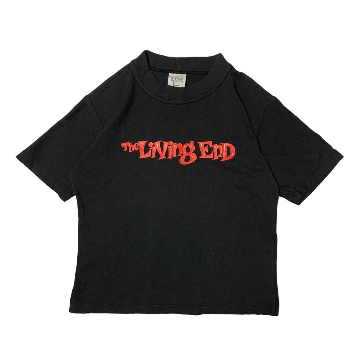 90s LIVING END Tシャツ シングルステッチ レディース リヴィングエンド バンドT ロカビリー ネオロカビリー サイコビリー クリームソーダ拍卖