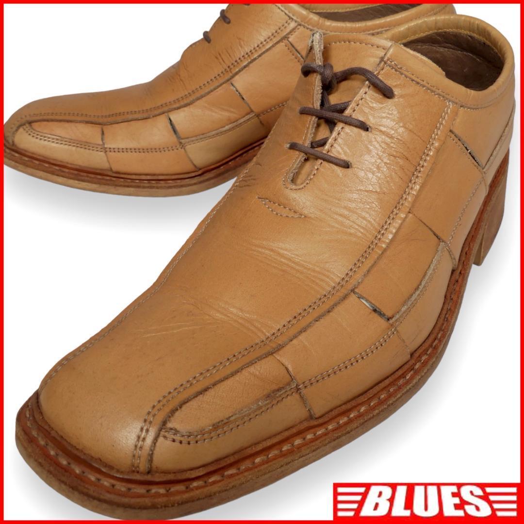 即決★alfredoBANNISTER★25.5cm レザーレースアップシューズ アルフレッドバニスター メンズ 41 キャメル 本革 本皮 革靴拍卖