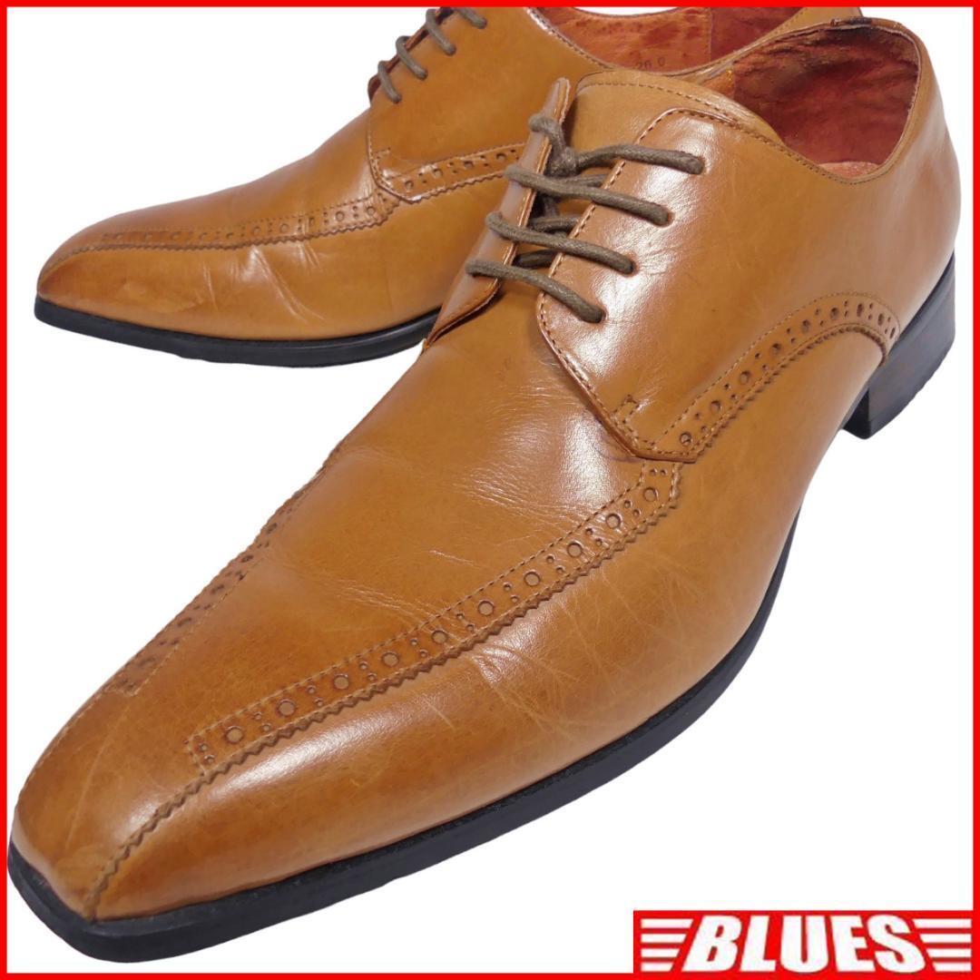 即決★日本製 J.CRUISE★26cm レザービジネスシューズ ジェイクルーず メンズ 茶 本革 レースアップ 本皮 ヒール 革靴拍卖