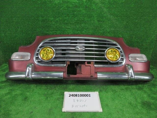ダイハツ ミラジーノ TA-L700S フロントバンパー R27 フォグ付き ジーノ 403740拍卖