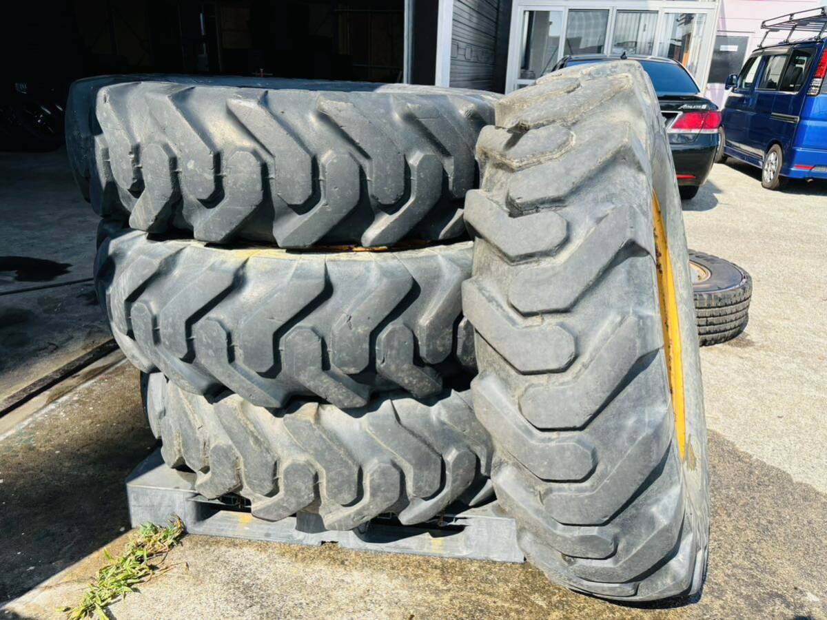 ◆13.00-24 12PLY◆ GOOD VEAR SURE GRIP ホイール付き 4本セット拍卖