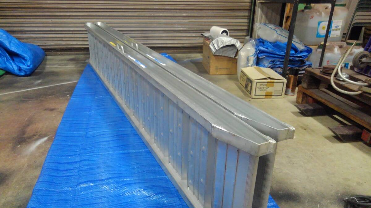 長谷川工業 ハセガワ アルミブリッジ HBBN-240-30-1,2 積載重量1200キロセット フックタイプ コマ細かい頑丈タイプ拍卖