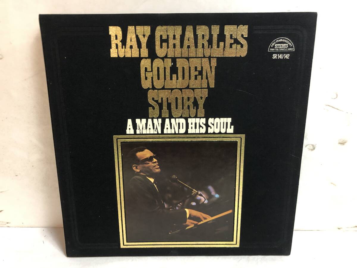 40831S 12inch 2LP★レイ・チャールズ/RAY CHARLES GOLDEN STORY/A MAN AND HIS SOUL★SR 141~142拍卖