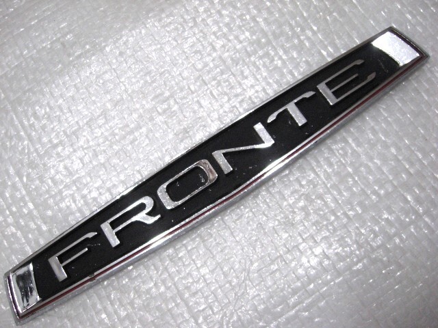 ★希少 フロンテ FRONTE LC10? LC20? LC30? SUZUKI スズキ 360クーペ? 型式不明 ロゴ ミカミ工業 エンブレム 旧車1点中古拍卖