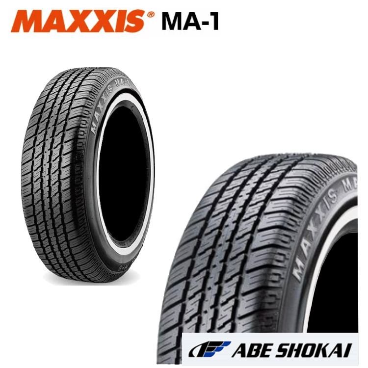 送料無料 マキシス ホワイトリボン タイヤ 【2本セット 新品】 MAXXIS MA-1 エムエーワン 215/75R15 100S拍卖