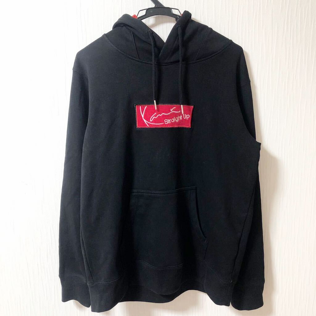 Karl Kani カールカナイ スウェットパーカー Mサイズ 黒 ブラック 美品拍卖