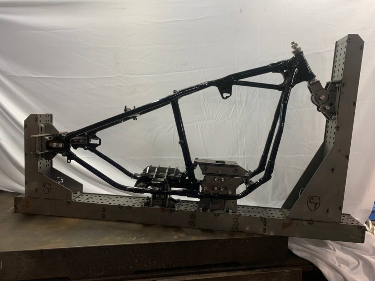 CT NEWMAN ENGINEERING フレーム治具 フレームジグ ナックルヘッド パンヘッド ショベル チョッパー UL WL ボーンフリー 拍卖