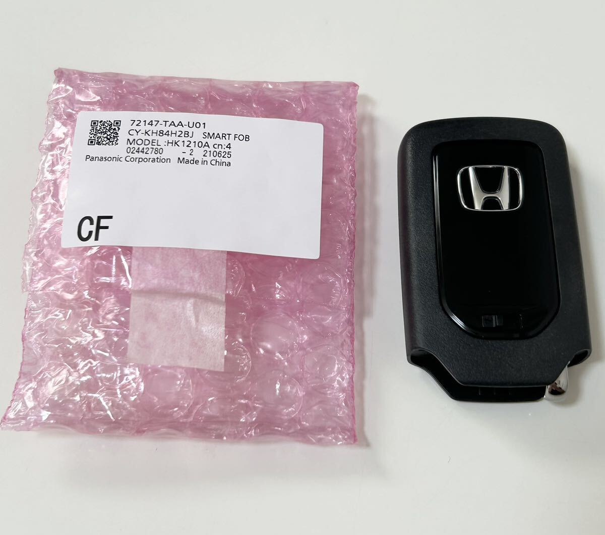 No.2 新品 未使用品 純正 スマートキー ホンダ 4ボタン TAA-U01 キーレスリモコン HONDA拍卖