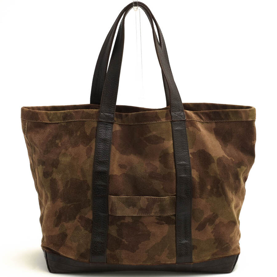 CINQUANTA チンクアンタ トートバッグ 8155 stampa MIMETICO 牛革 定番 ユニセックス 男女兼用 迷彩・カモフラージュ柄拍卖