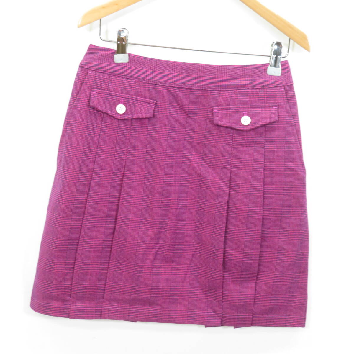 未使用 Callaway ストレッチ プリーツ ミニスカート sizeS/キャロウェイ 0805拍卖