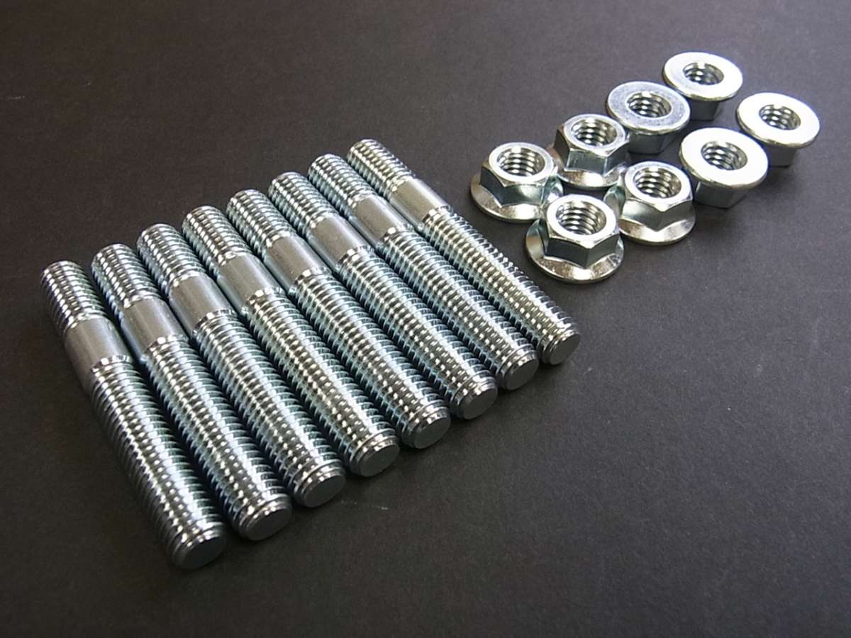 【OUTLINE製品】GS750 強化マフラースタッドボルトセット(ロングタイプ)▲アウトライン製▲SUZUKI▲拍卖