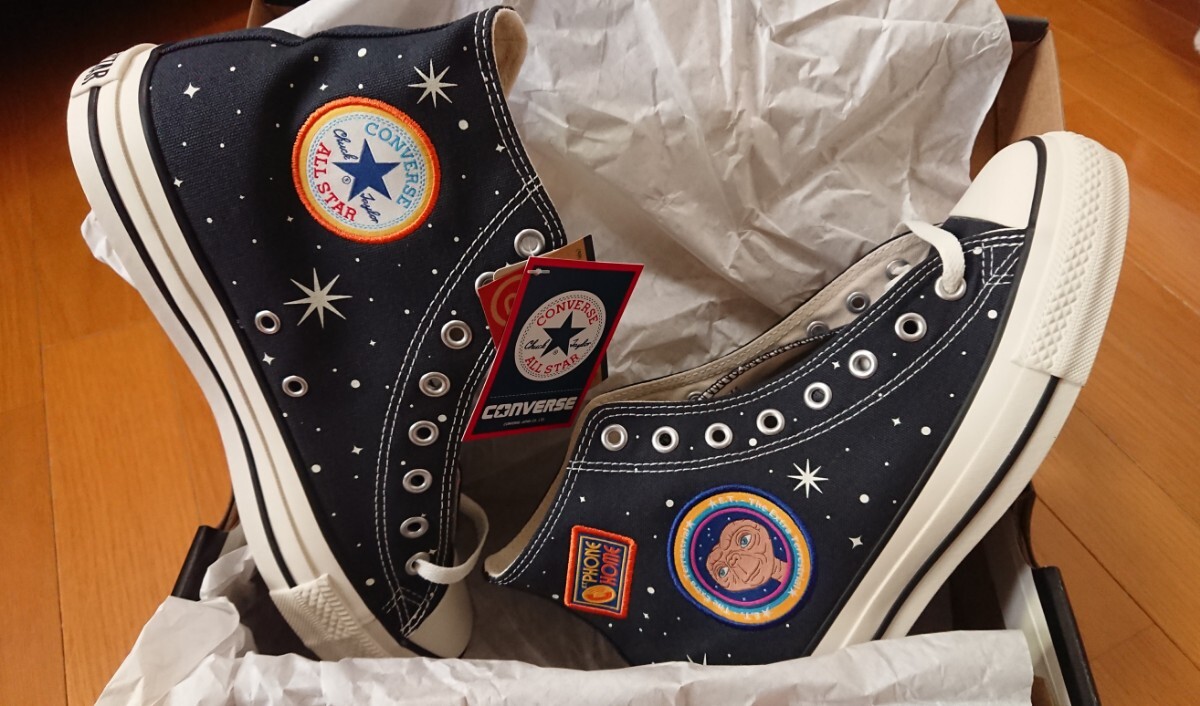 新品未使用品タグ付き コンバース E.T.オールスター CONVERSE ALL STAR JPN 27.5cm USA 9 SPE.BLU SPACE BLUE拍卖