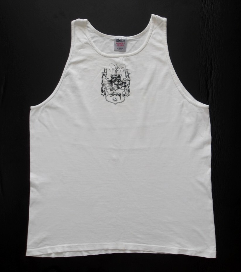 80's 90's ヴィンテージ オールド ステューシー ダガー タンクトップ アメリカ製 アーカイブ VINTAGE OLD STUSSY 拍卖