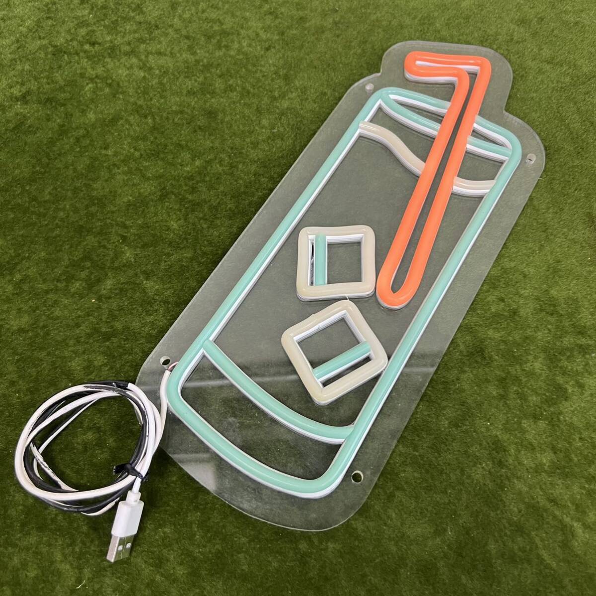 ★☆動作確認済 ネオン看板/ネオンサイン 「カクテル/グラス」サイン看板/電飾看板 壁掛け看板/サインパネル拍卖