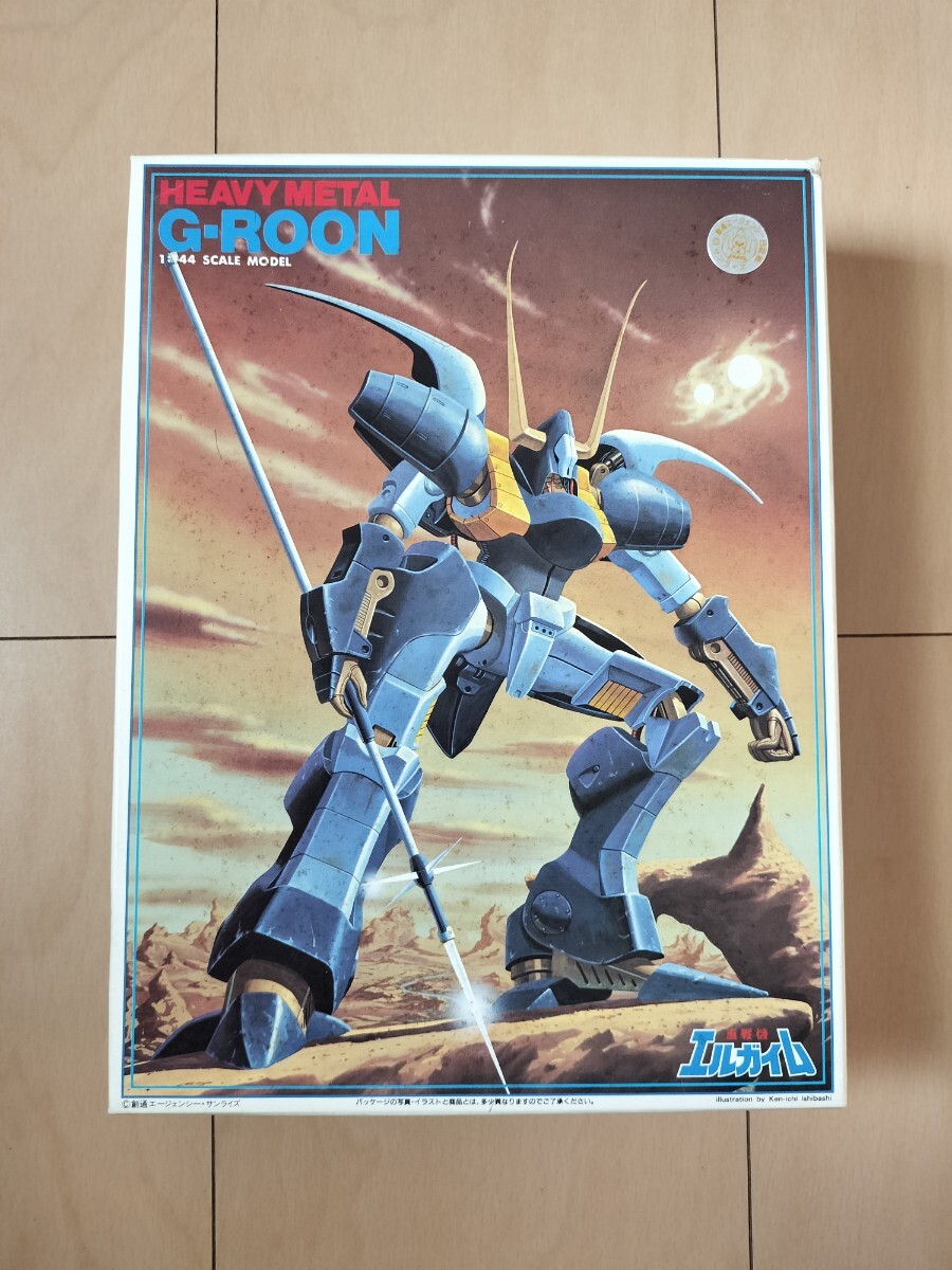 未切・未組立【重戦記エルガイム】1995年再販No.16グルーンG-ROON《1:144スケールBANDAI》HEAVY METAL L・GAIMプラモデル拍卖