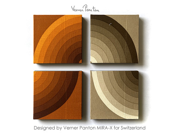 送料無料!超レア!4枚set 1点物!Verner PantonパントンKURVEN MIRA-Xオリジナル 検フィンユール 北欧家具 ウェグナー ルイスポールセン拍卖