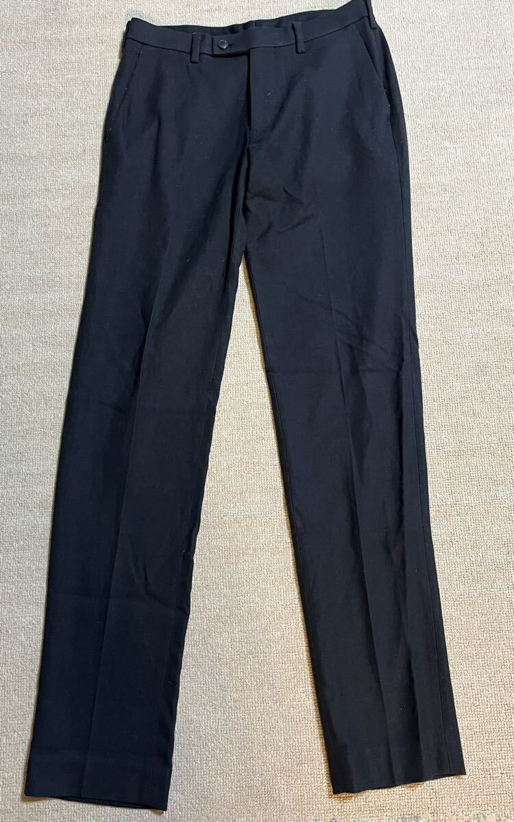 UNIQLO ユニクロ ヒートテックパンツ HEATTECH 黒パンツ 黒無地パンツ 長ズボン パンツ カジュアルパンツ ブラック拍卖