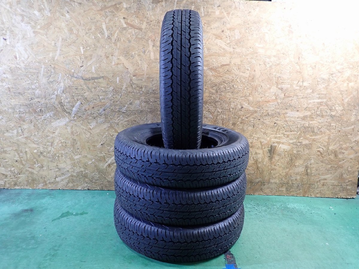 GM3374【送料無料195/80R15】4本 ダンロップ グラントレックAT20 2022年製 中古夏タイヤ ラジアルタイヤ ジムニーシエラなどへ拍卖