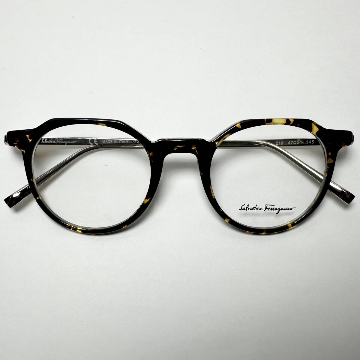 Salvatore Ferragamo サルヴァトーレ・フェラガモ 正規新品 イタリア製メガネ 純正ケース・クロス付き / SF2845 219 / クラウンパント拍卖