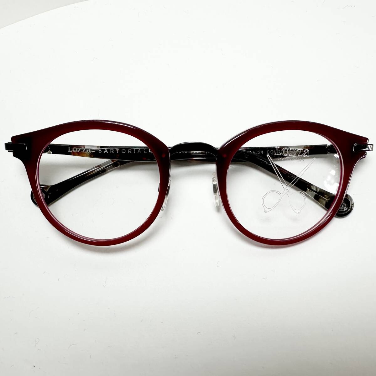 LOZZa SARTORIALE メガネ 正規新品 イタリア製BESPOKE ロッツァ サルトリアーレ 純正ケース・クロス付き / VLS010 OT41拍卖