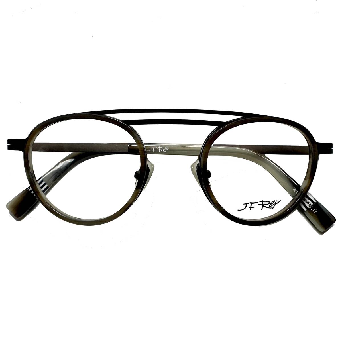 J.F. Rey フレームフランス製 丸メガネ 正規・未使用品 ジェイ・エフ・レイ | Frame France | JF2679 9295 | ダブルブリッジ ツーブリッジ拍卖