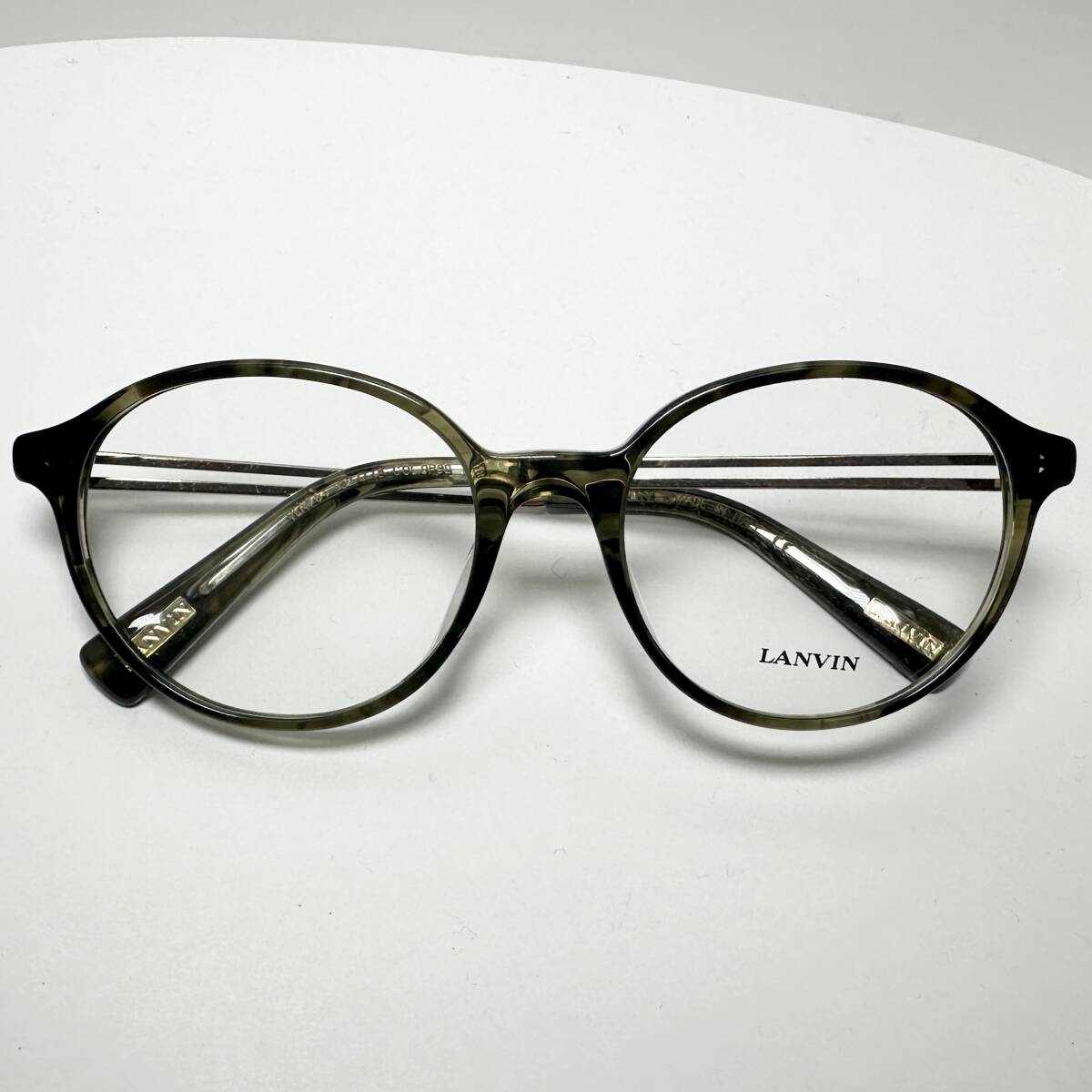 LANVIN イタリア製 メガネ |正規新品|フランスブランド | ランバン VLN764 0P90| 純正箱、ケース・クロス付き 拍卖