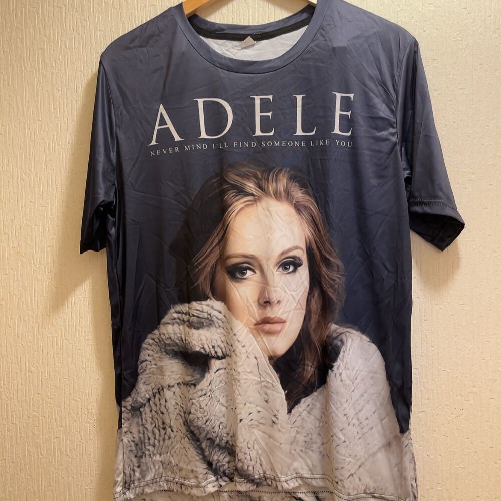新品★ブラック★ADELE★アデル★Tシャツ★ユニセックス★LバンドTシャツ 拍卖