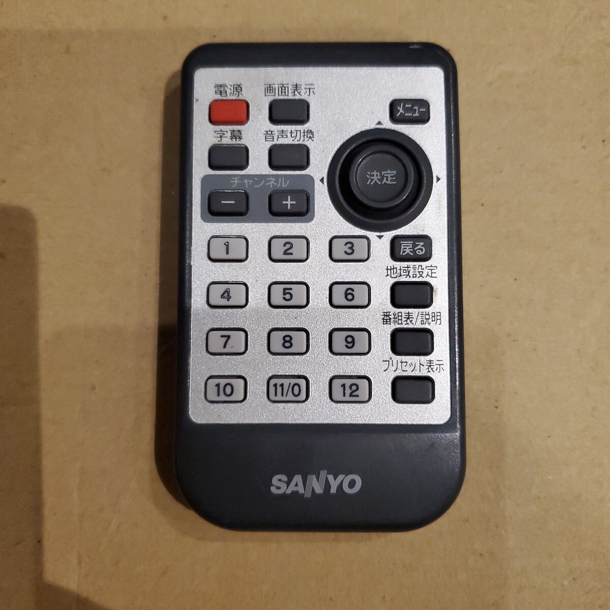 送料無料 サンヨー TVチューナー用 リモコン NVP-RDTS1 ヤ63拍卖