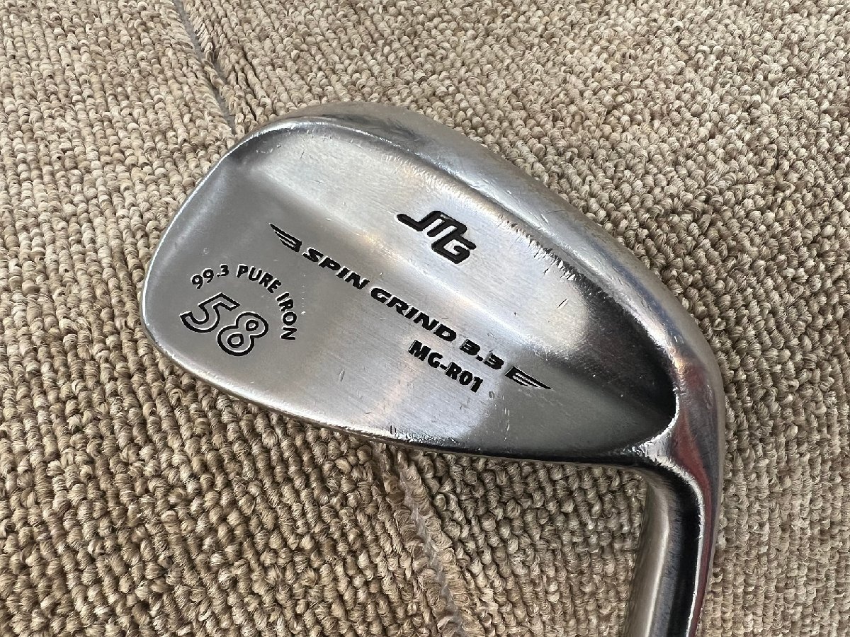 ◆究極の打感!◆こだわりの純鉄ウェッジ!◆三浦技研 MG-R01 99.3Pure 58度 モーダスツアー120 (X) *MP@1*S*123拍卖