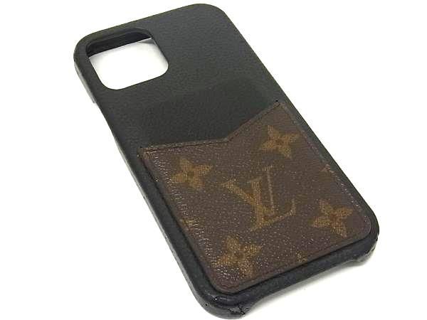 LOUIS VUITTON ルイヴィトン M80080 モノグラム バンパー iPhone12/12Pro対応 アイフォンケース スマホケース ブラック系 FA9948拍卖