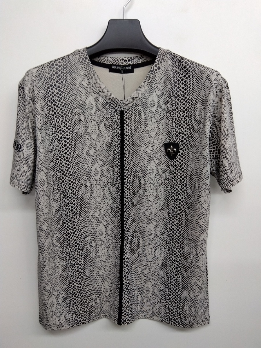 Tシャツ 50%OFF ビーアンビション Vネック パイソン柄(2L)新品拍卖