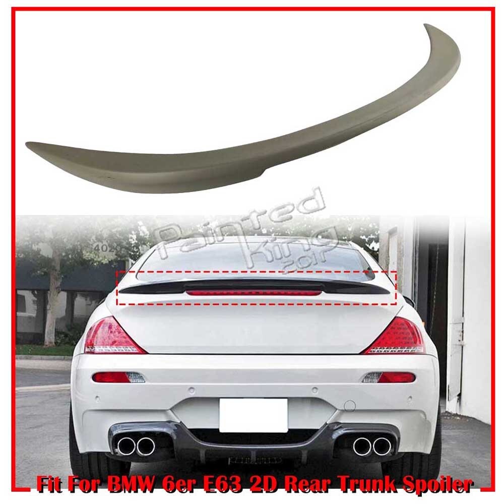 【未塗装品】V Type BMW 6シリーズ E63 M6 クーペ 後期 リア トランクスポイラー ウィングスポイラー 素地 2008-2011(LCI)拍卖