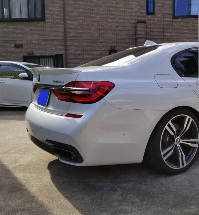 【即納品】#300塗装済 BMW 7シリーズ G11 G12 セダン ABS エアロ トランクスポイラー リヤスポイラー アルピンホワイト AC TYPE 塗装費込拍卖