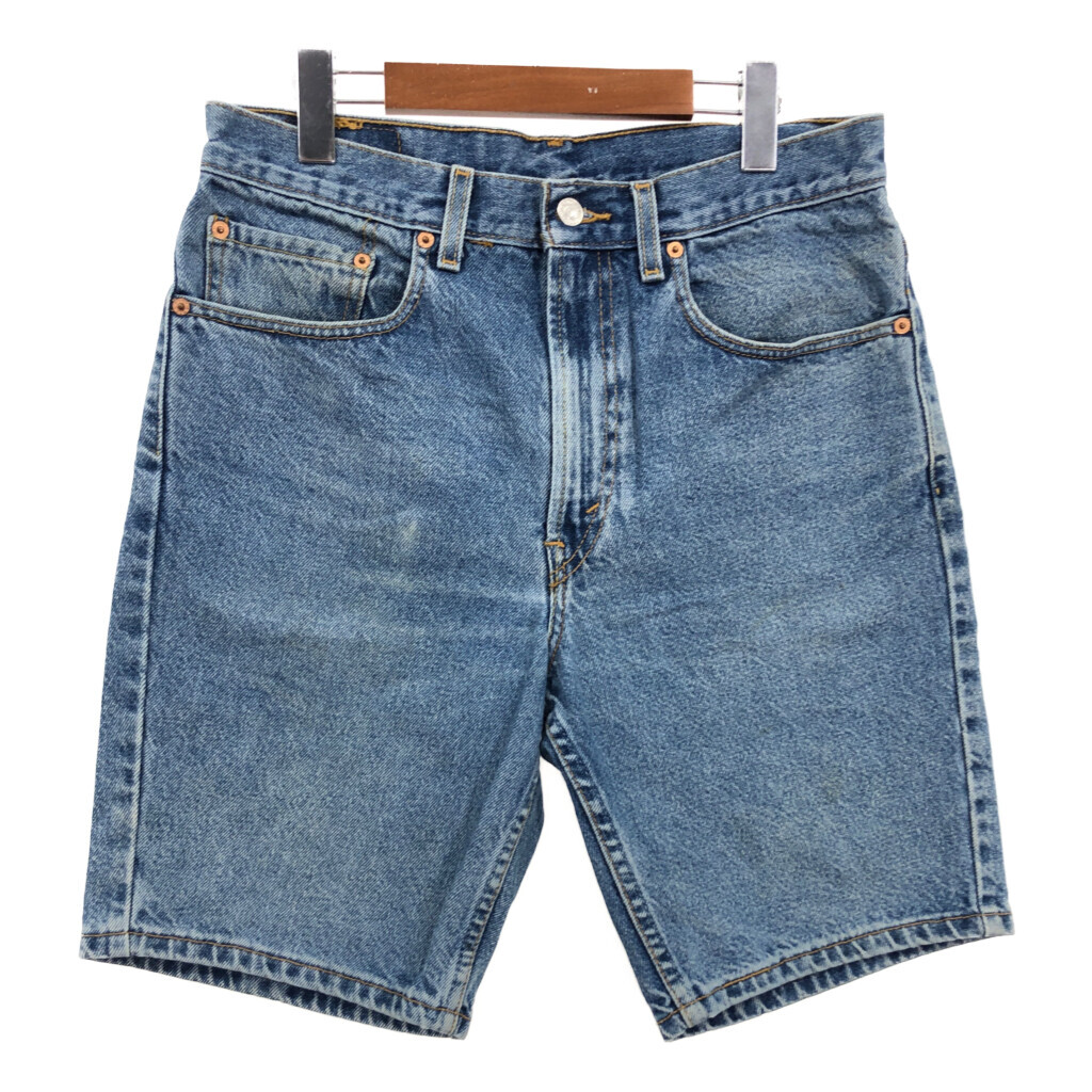Levi's リーバイス 505 デニムショートパンツ ブルー (メンズ 34) 中古 古着 R5733拍卖