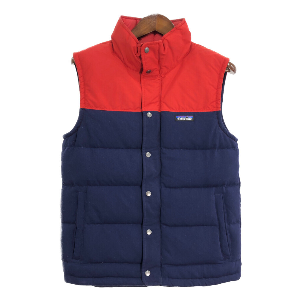 patagonia パタゴニア ダウンベスト アウター アウトドア ネイビー (メンズ S) 中古 古着 R6238拍卖