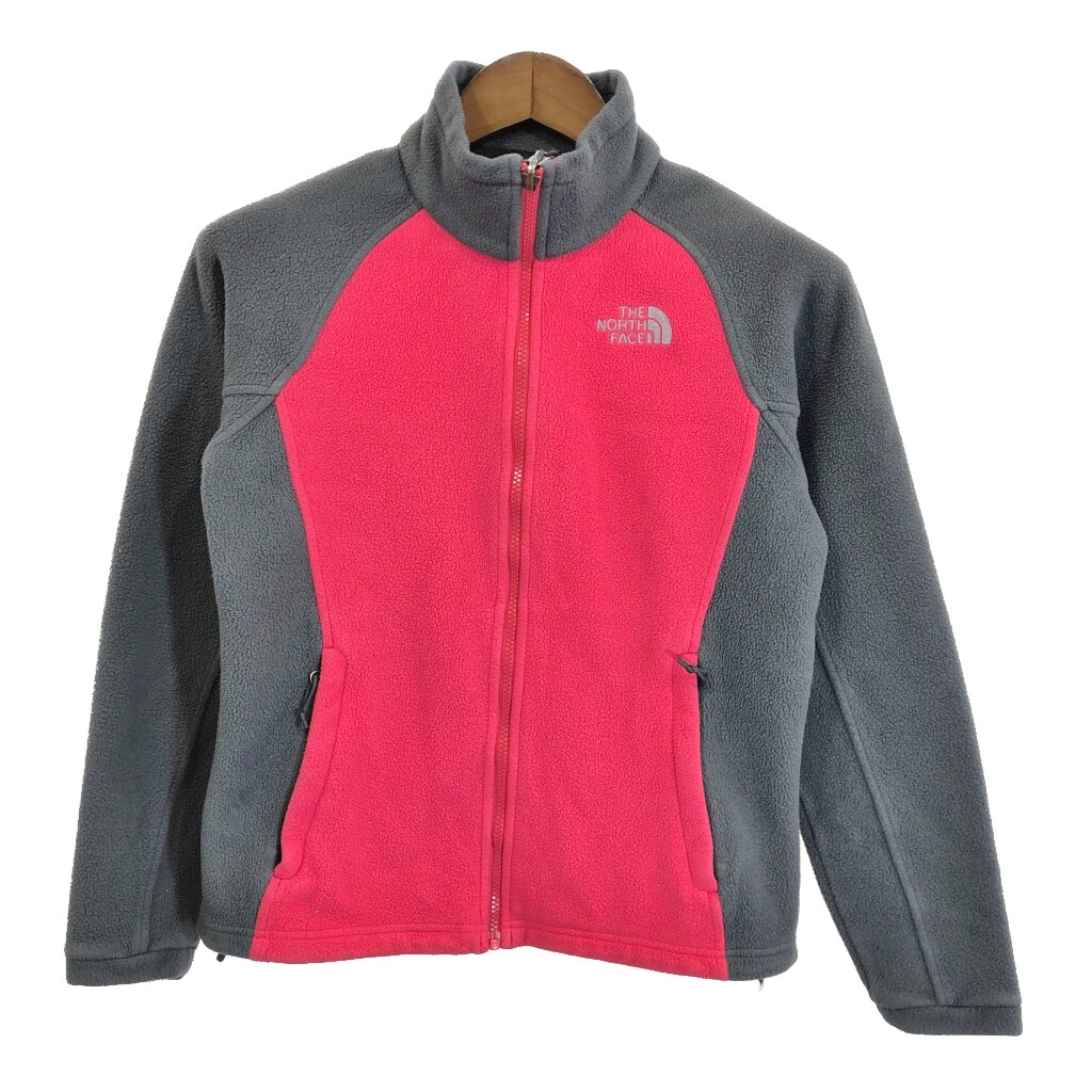 THE NORTH FACE ノースフェイス フリースジャケット アウトドア ワンポイントロゴ ピンク (レディース S) 中古 古着 R7592拍卖