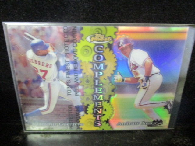 ◎野球カード ヴラジミール・ゲレーロ  アンドルー・ジョーンズ  1999 Finest COMPLEMENTS 7 即決!!拍卖