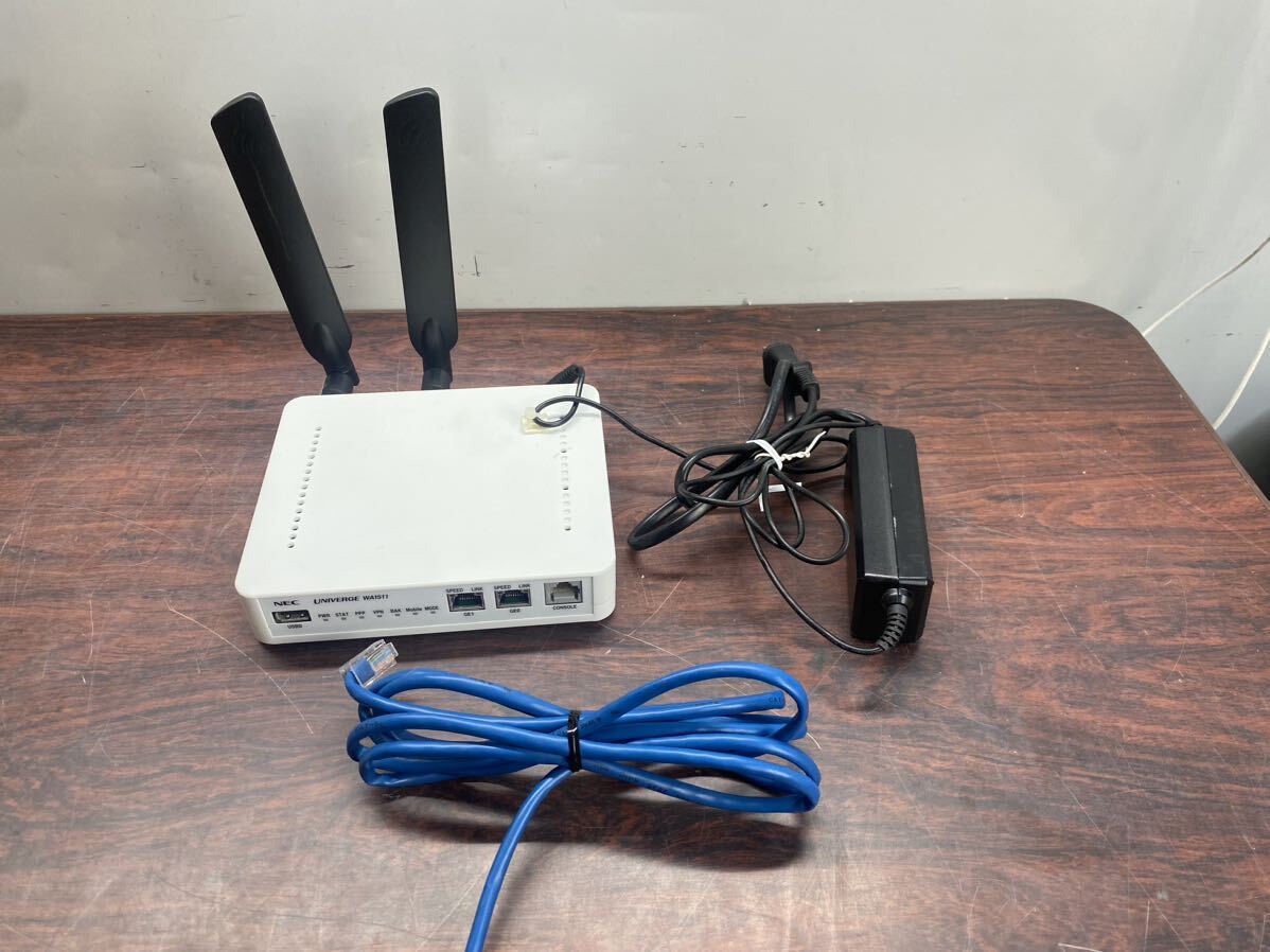 A3587)NEC LTEモジュール内蔵ワイヤレスVPNルータ UNIVERGE WAシリーズ WA1511-DL01 初期化済み拍卖