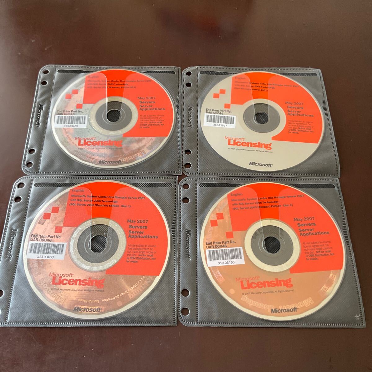 ◎(811-32) Microsoft System Center Ops Manager Server 2007 With SQL Server 2005 Technology 4個セット拍卖