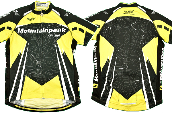 Y-7878★送料無料★Mountainpeak マウンテンパーク★クールマックス素材 フルジップアップ 半袖 サイクル ジャージ ウエア シャツ L 拍卖
