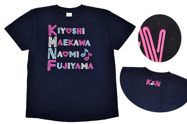 Y-7979★送料無料★新歌舞伎座 前川清 藤山直美★Love Songが聴こえない 櫻と雲 ネイビー紺色 プリント 半袖 T-シャツ M拍卖