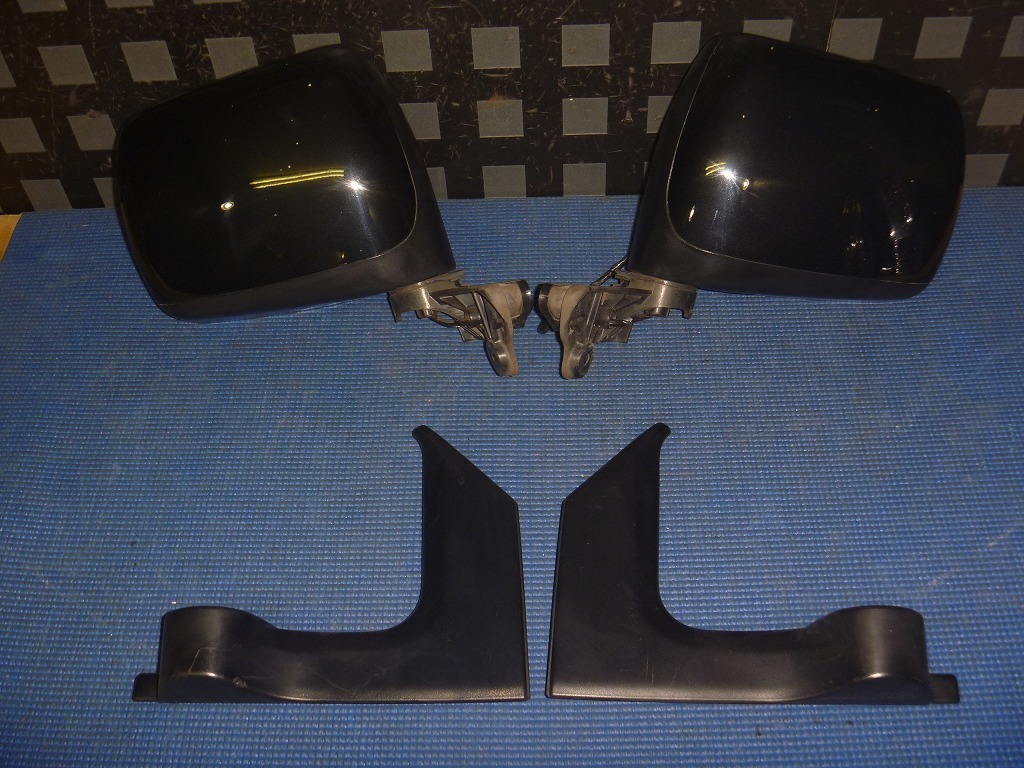 #0395 MH21S ワゴンR 左右ドアミラー:カラーZJ3(ブラック系)★電格作動確認済み拍卖