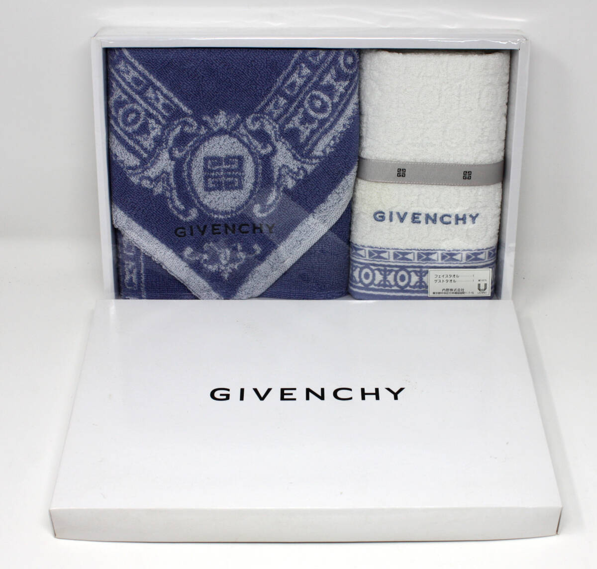 未開封新品 GIVENCHY ジバンシィ フェイスタオル + ゲストタオル タオルセット拍卖