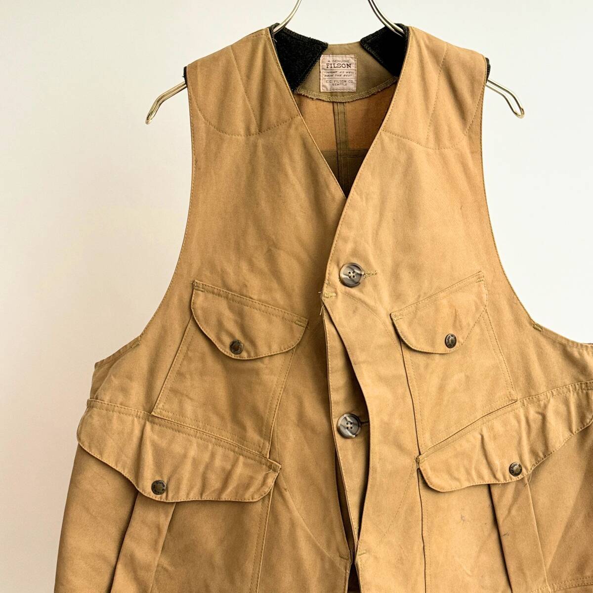 希少《 Good Condition / Filson 》90s 2000s 美品【 フィルソン 名作 アメリカ製 ビンテージ ダック地 ハンティング ベスト 】拍卖